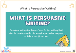What is Persuasive Writing?