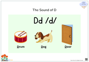 Letter D Sound Worksheets