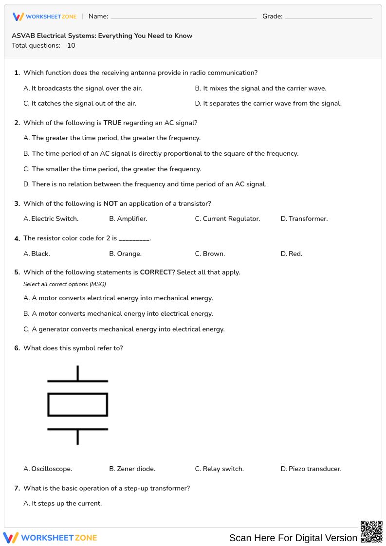 ASVAB Electrical Systems: Everything You Need to Know