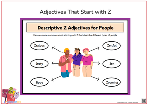 Descriptive Adjectives That Start with Z