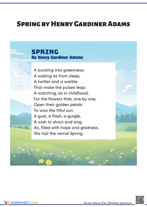"Spring" - 5th Grade Poems