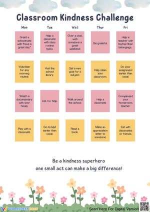Kindness Challenge Tracker