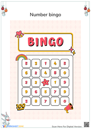 Number Bingo: Fun and Educational Game for Kids
