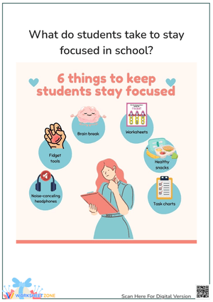 What Do Students Take to Stay Focused in School?