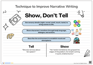 Show, Don’t Tell: A Narrative Writing Technique
