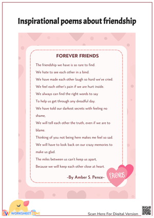 Forever Friends - Poems About Friendship