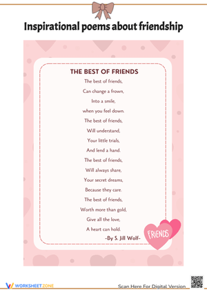 The Best of Friends - Poems About Friendship