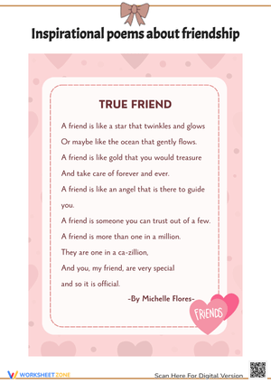True Friend - Poems About Friendship