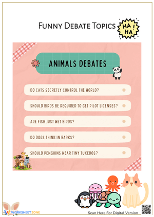 Funny Debate Topics: Animal Edition