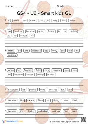 GS4 - U9 - Smart kids HW