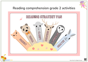 Reading Strategy Fan – Reading Comprehension Grade 2