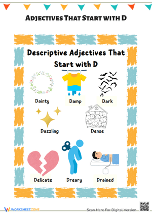 Descriptive Adjectives That Start with D