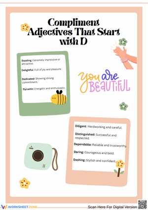 Compliment Adjectives That Start with D