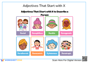Adjectives That Start with X to Describe a Person