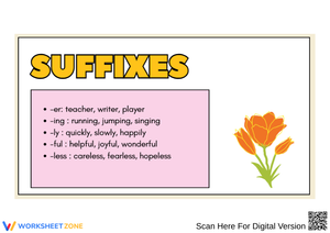 2nd Grade Suffixes Spelling Words
