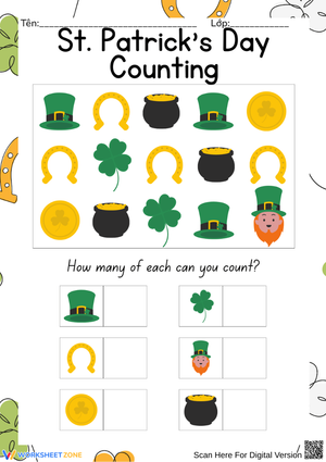  St. Patrick’s Day Counting