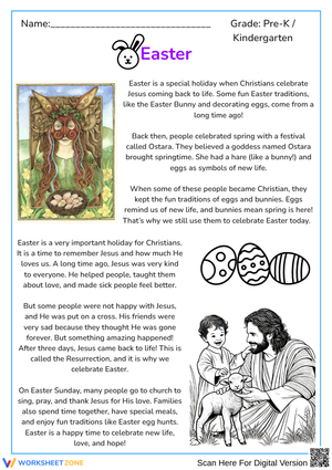 PreK / Kindergarten Easter History Traditions
