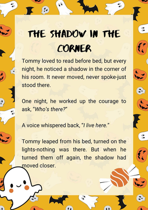 The Shadow in the Corner: Scary Stories for Kids