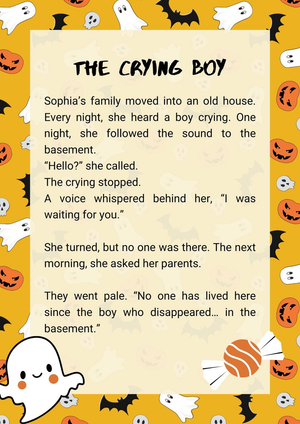 The Crying Boy: Scary Stories for Kids