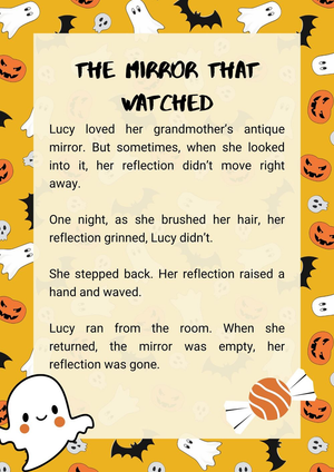 The Mirror That Watched: Scary Stories for Kids
