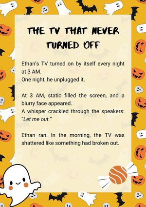 The TV That Never Turned Off: Scary Stories for Kids