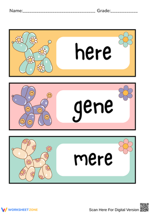 Long E Four-Letter Words