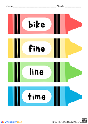 Long I Four Letter Words