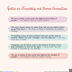 Quotes on Friendship and Human Connection 