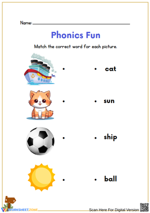 Reading Activities for Kindergarten - Phonics Fun