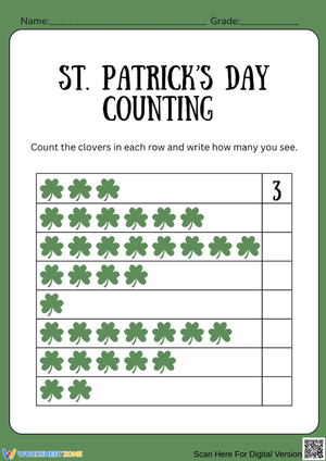 St. Patrick’s Day Counting
