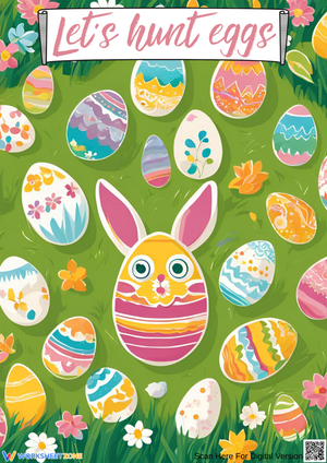 Easter Egg Hunt Display