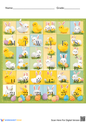 Chick & Bunny Countdown