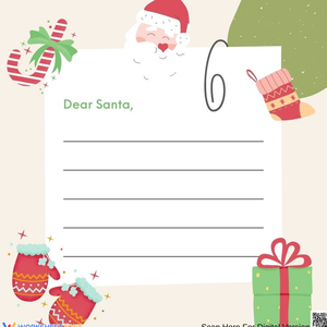 Christmas Wish Card Template