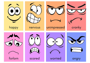 Emotional Face Cards