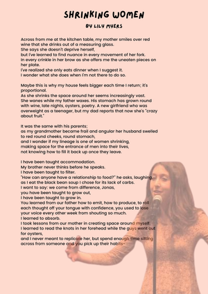 Shrinking Women Poem Worksheet
