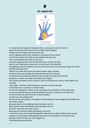 Sarah Kay “B” Poetry Analysis Worksheet