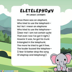 Eletelephony Poem Worksheet