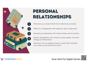 Personal Relationships Writing Prompts