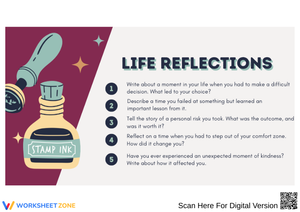 Life Reflections Writing Prompts for Personal Growth