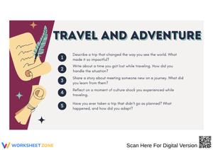 Travel and Adventure Writing Prompts for Exploration