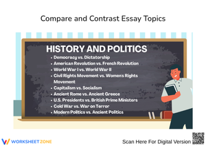 History and Politics Compare and Contrast Essay Topics