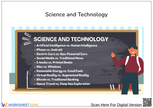 Science and Technology Compare and Contrast Essay Topics