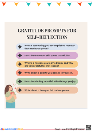 Gratitude Prompts for Self-Reflection