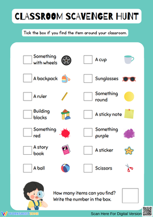 Classroom Scavenger Hunt