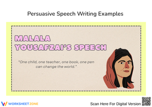 Persuasive Speech Example: Malala Yousafzai's Speech