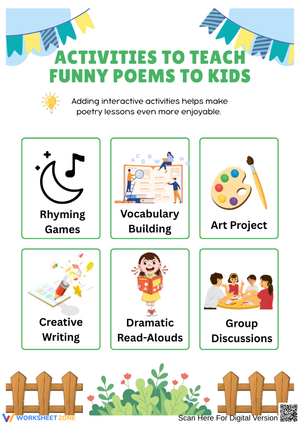 Activities to Teach Funny Poems to Kids