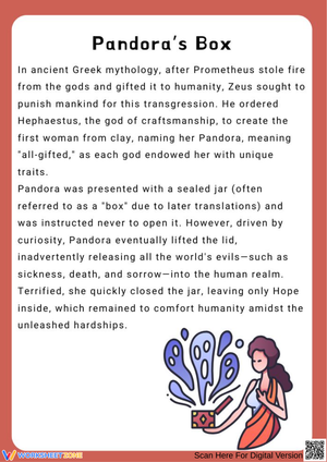 Pandora’s Box - A Mythology Story for Kids