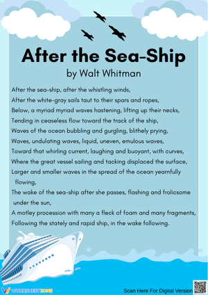 After the Sea-Ship - Walt Whitman