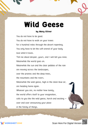 Wild Geese - Mary Oliver