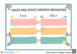 Cause and Effect Graphic Organizer for Students